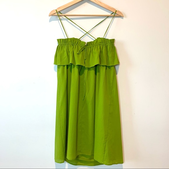 Banana Republic | Dresses | Banana Republic Mini Dress Size M Lime Green  Nwot | Poshmark